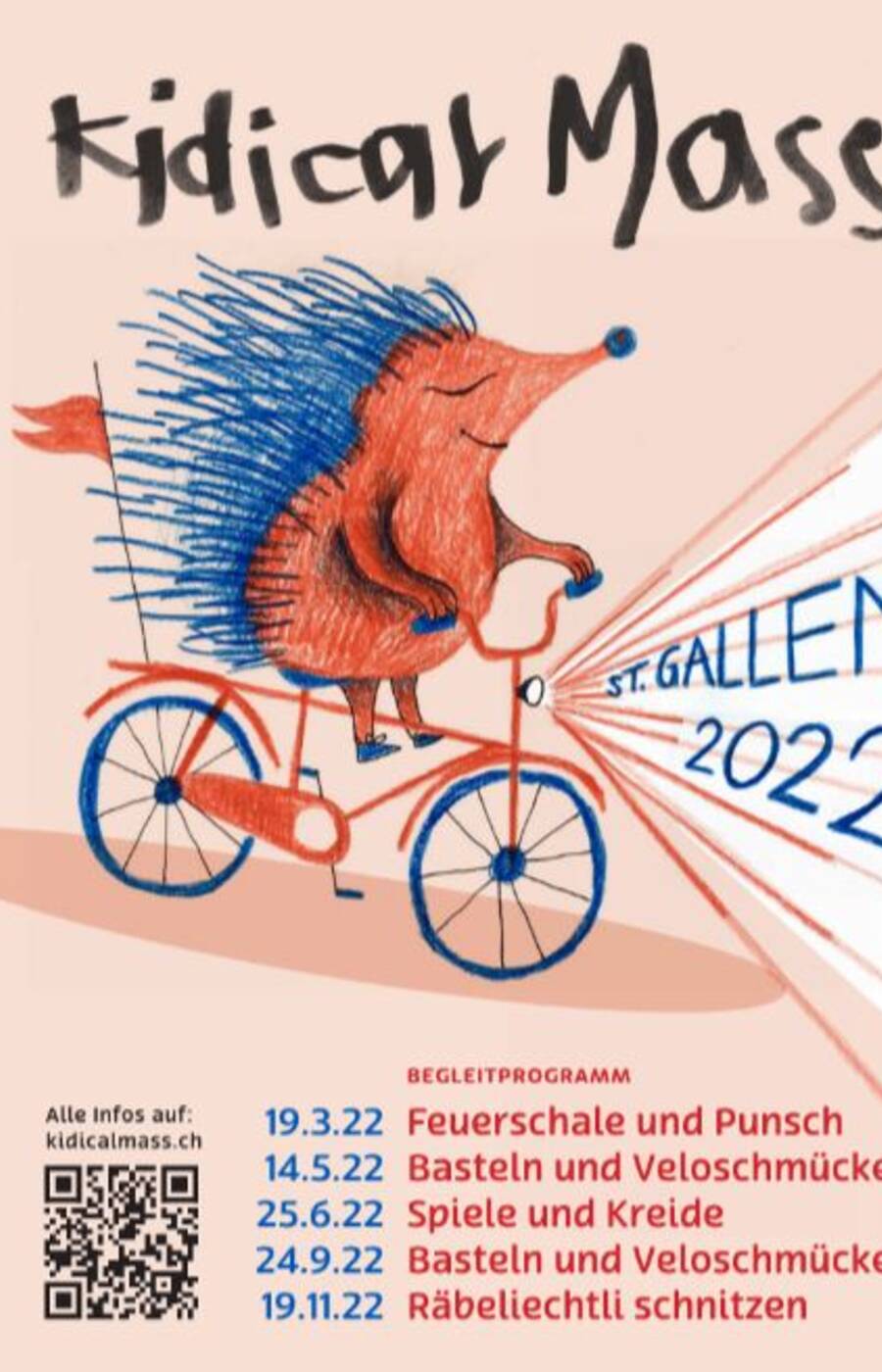 Flyer von Kidical Mass von 2022