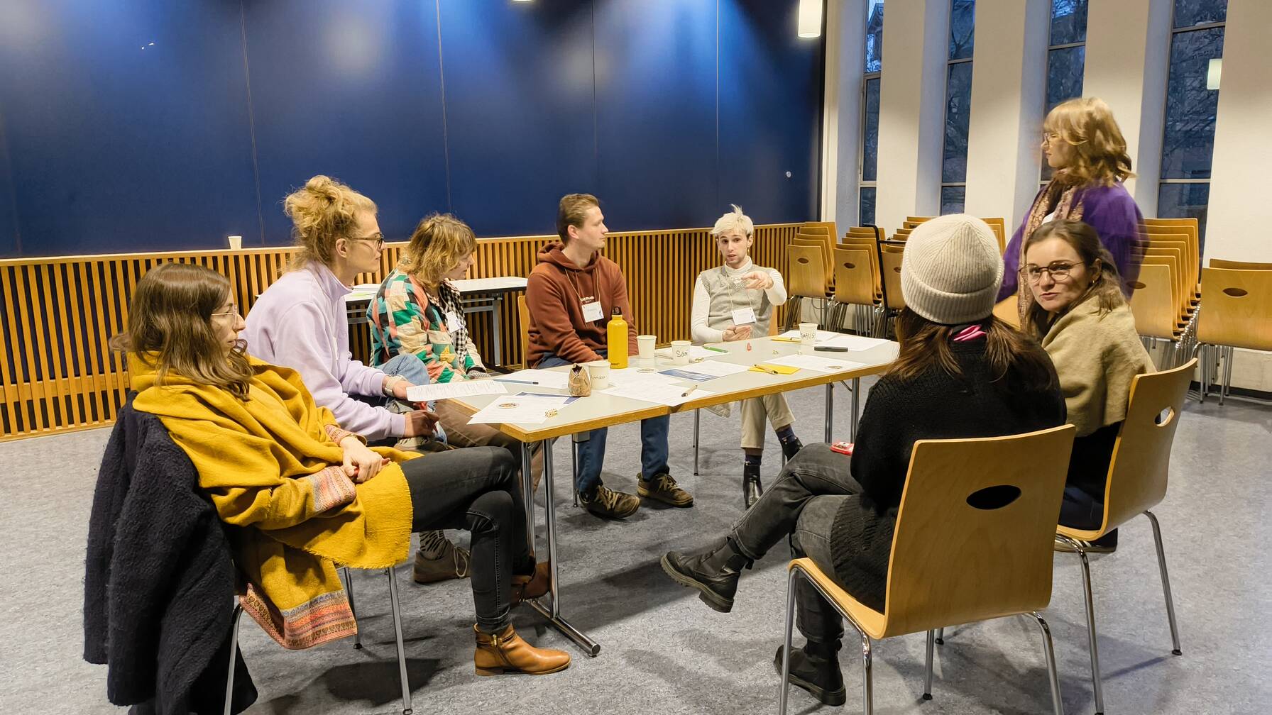 Projektmachende beim Workshop zu Networking