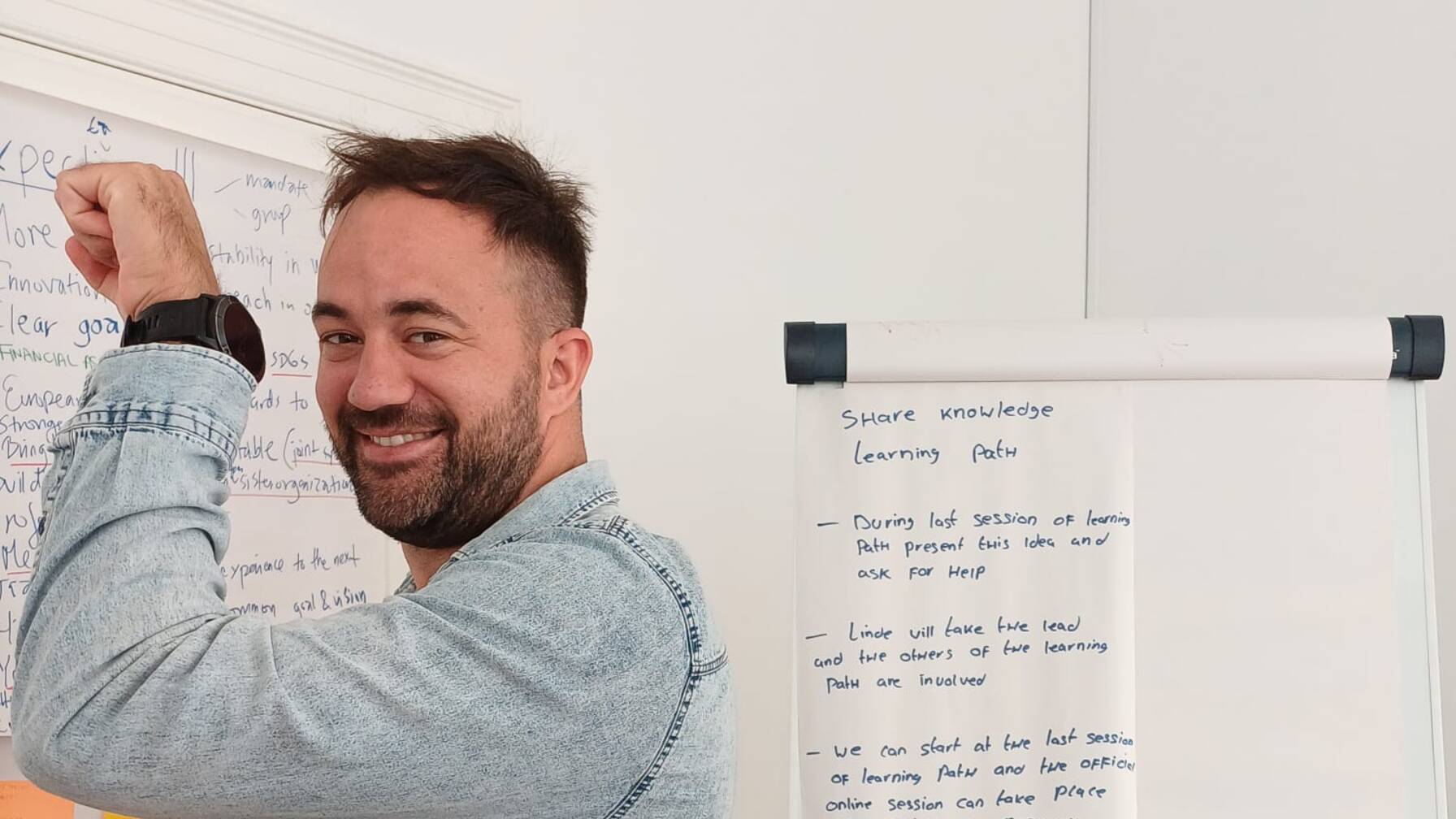 Arbeiten an gemeinsamen Projekten