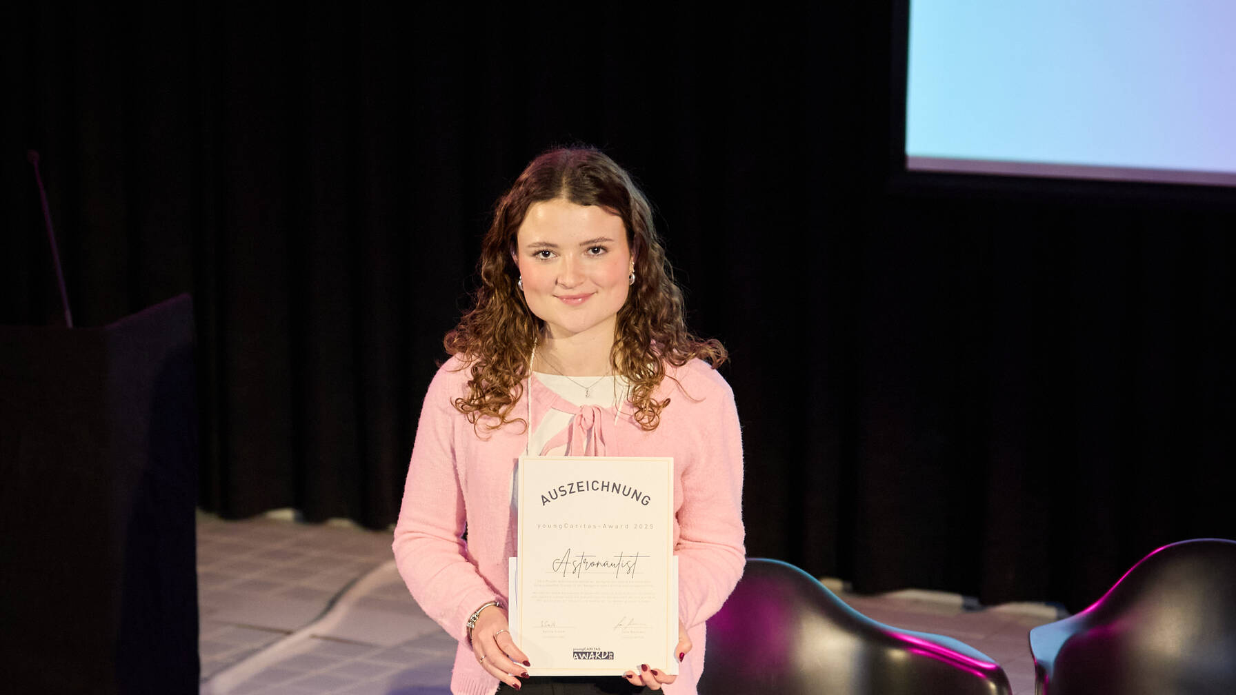 Das Projekt «Astronautist» mit der Auszeichnung mit einem Kategorienpreis.