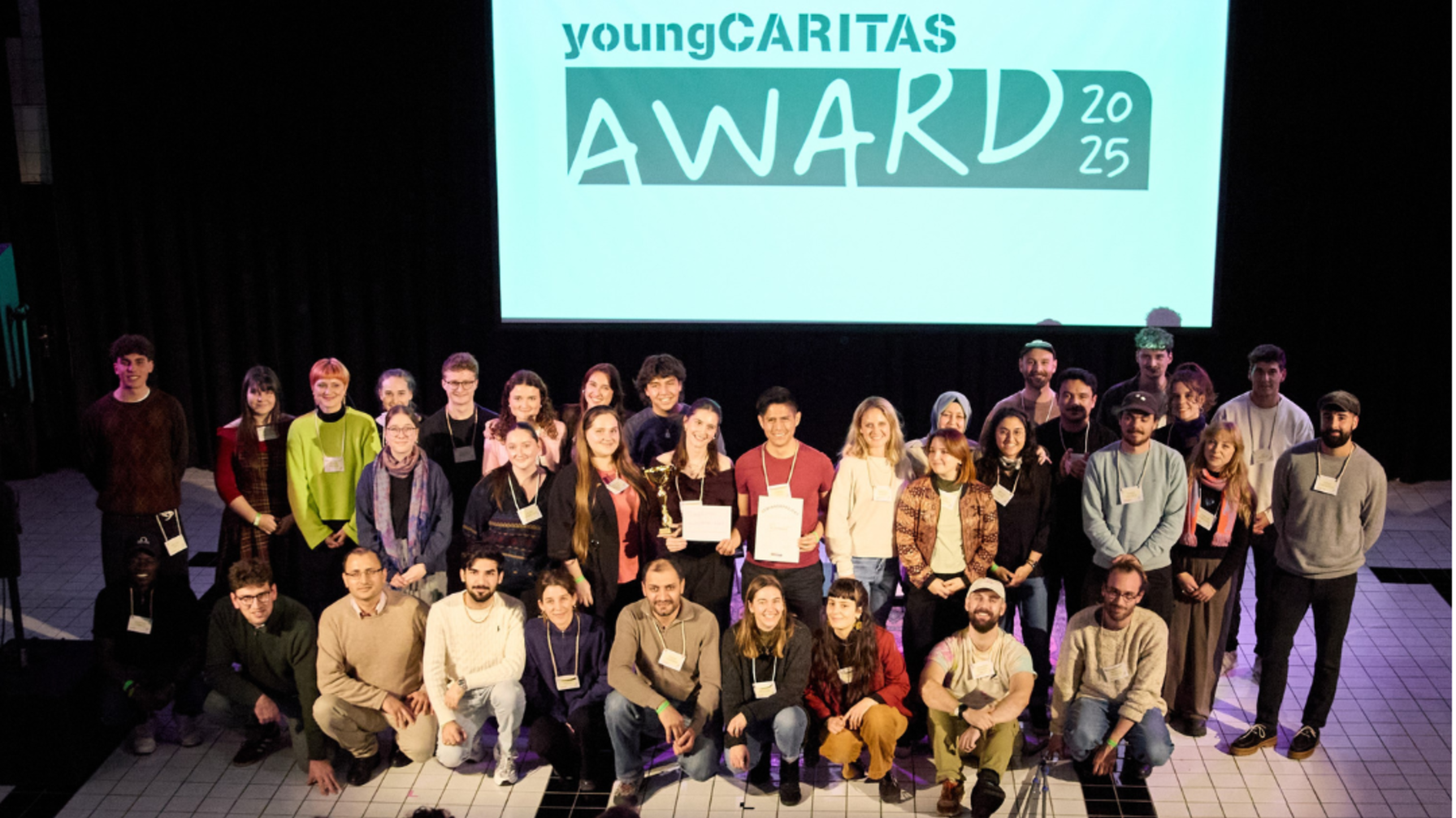 Projektmachende, die am youngCaritas-Award teilgenommen haben