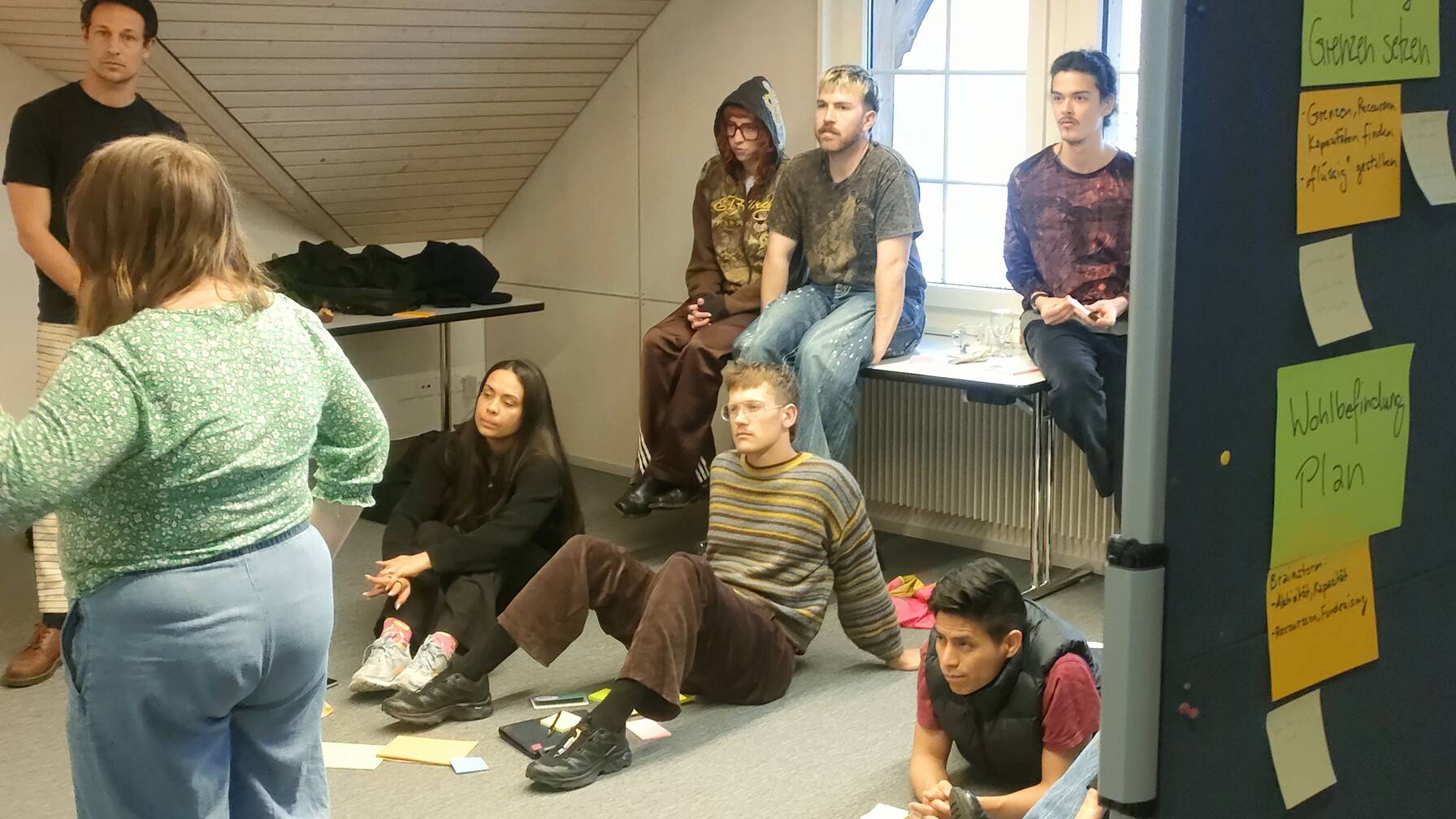 Austausch und Brainstorming zu den Projektideen