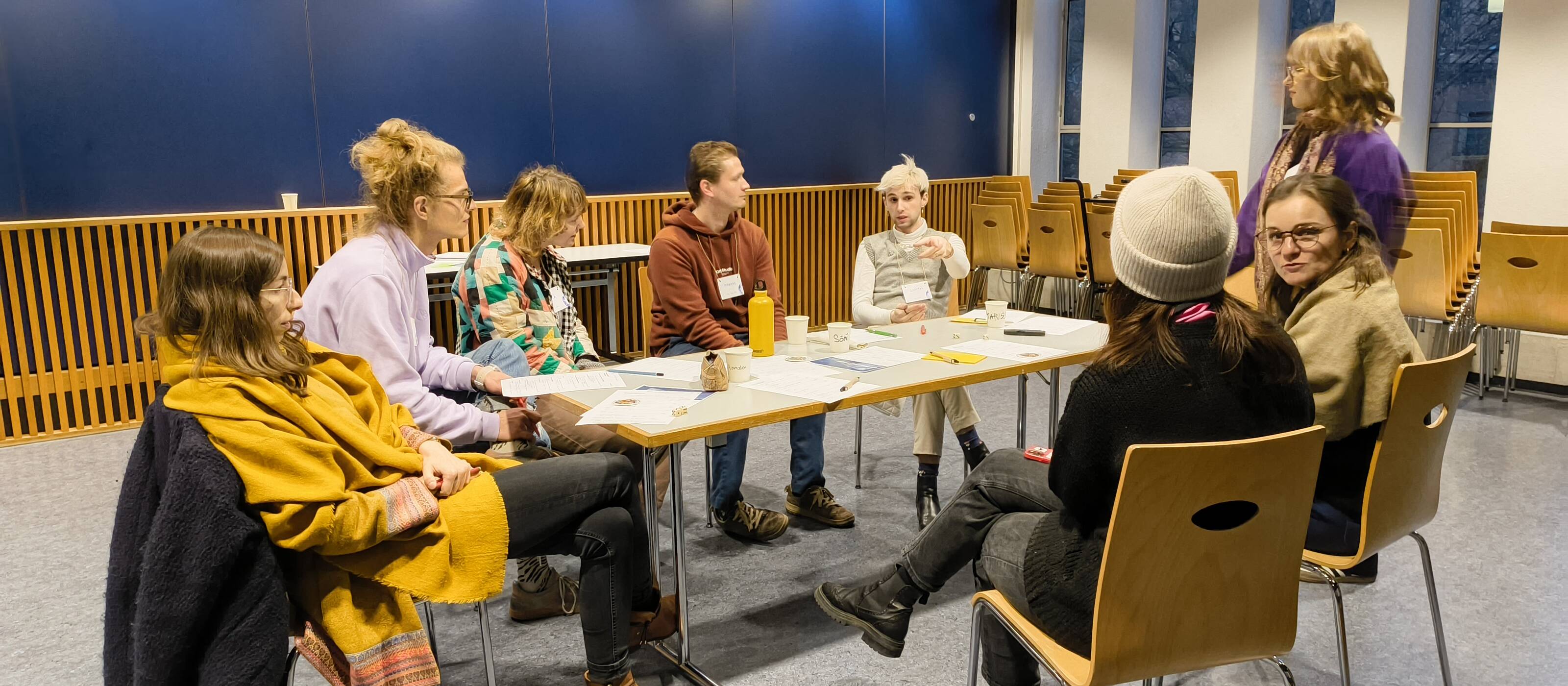 Projektmachende beim Workshop zu Networking