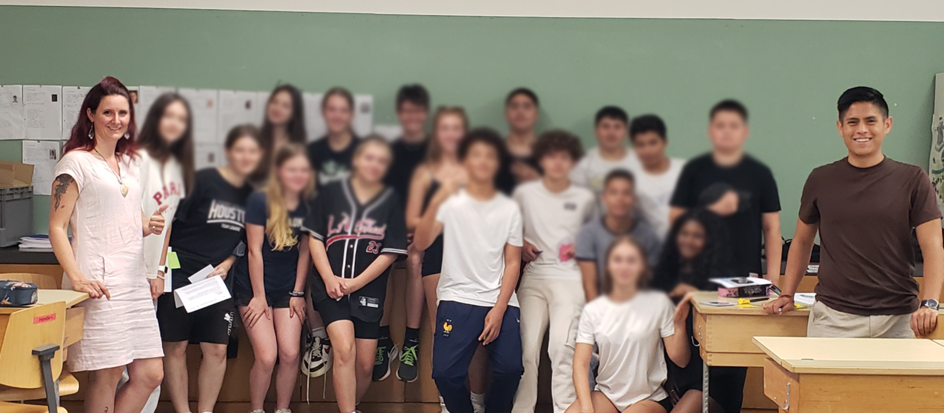 Workshop in einer Klasse