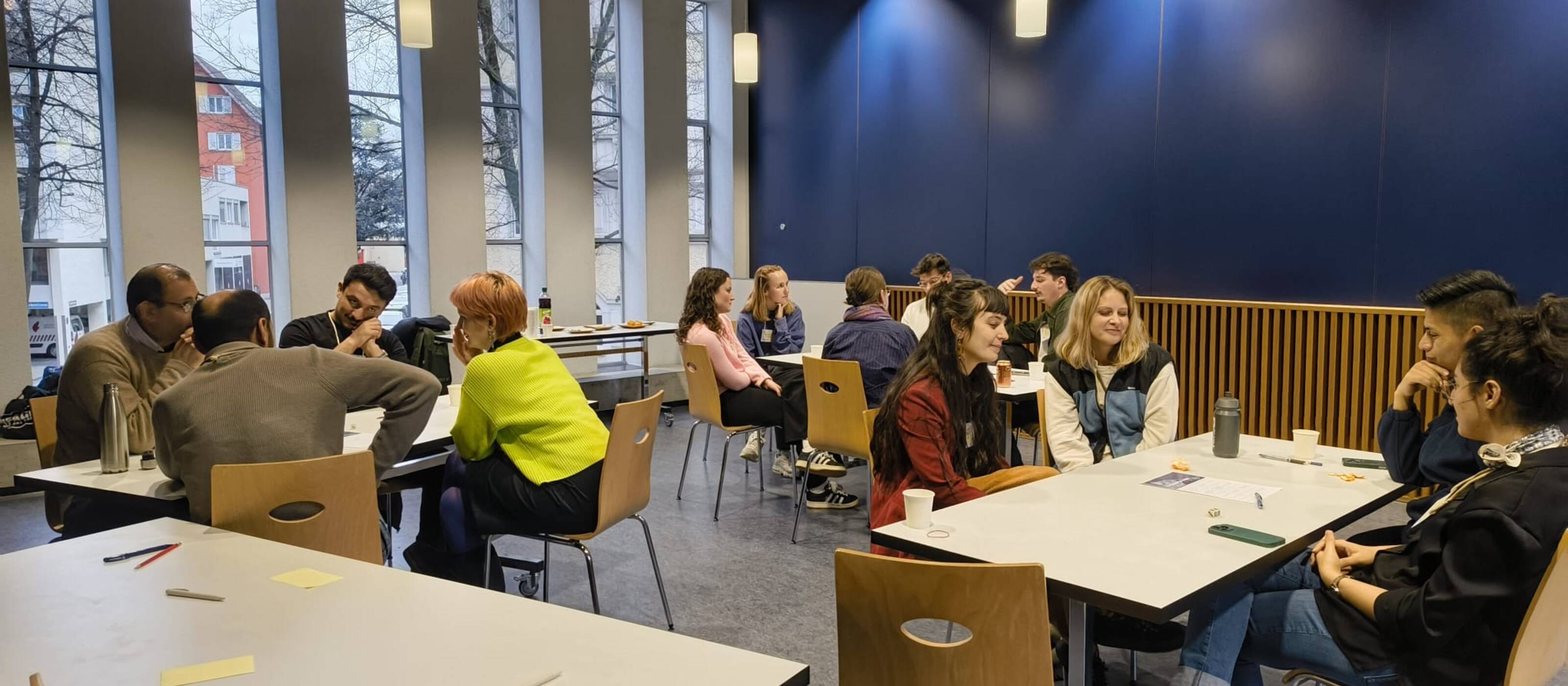 Projektmachende am Workshop zu Vernetzung