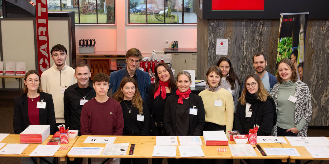 Teamwork der Helferinnen und Helfer von Caritas Schweiz 2025