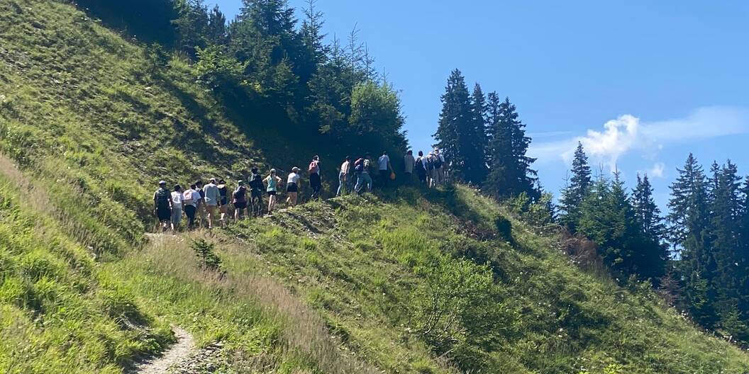 Wanderung im Sommerlager 2024