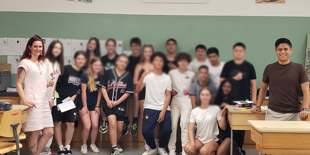 Workshop in einer Klasse