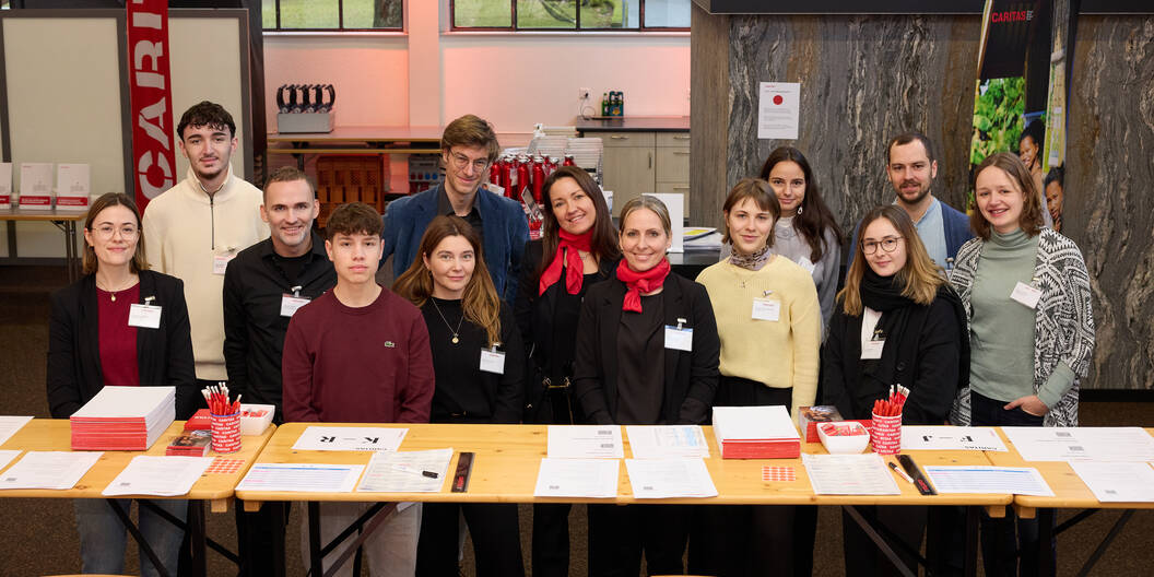 Teamwork der Helferinnen und Helfer von Caritas Schweiz 2025